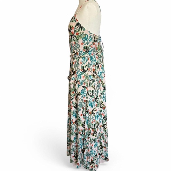 Lost + Wander multi-coloured floral maxi dress w/ adjustable straps (size L) 194 - Picture 3 of 6